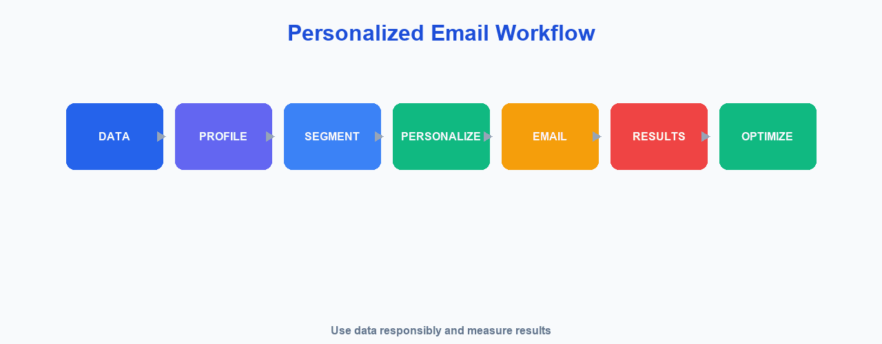 Personalized email marketing workflow